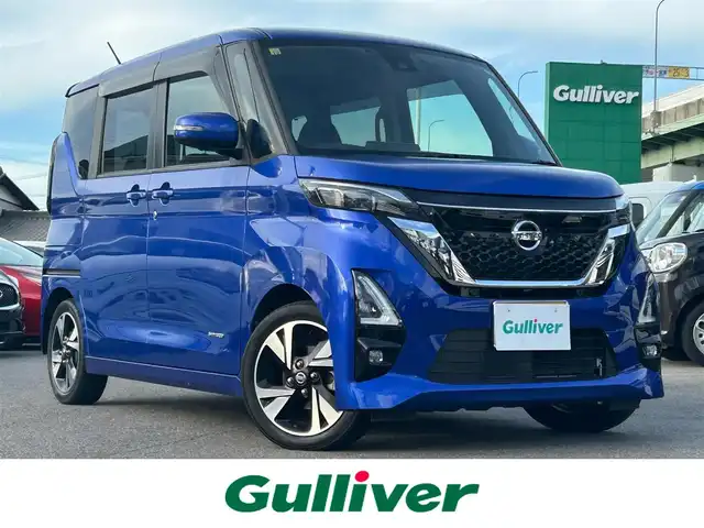 日産 ルークス 愛知県 2020(令2)年 5.1万km アトランティックブルー サイドバイザー/純正フロアマット/両側パワースライドドア/純正SDナビ/FM/AM/BT/CD/SD/USB/フルセグTV/アラウンドビューモニター/衝突被害被害軽減ブレーキ/クリアランスソナー/ビルトインETC/純正ドラレコ/15インチ純正AW/LEDヘッドライト/オートライト/フォグランプ/アイドリングストップ/保証書/取扱説明書/スマートキー