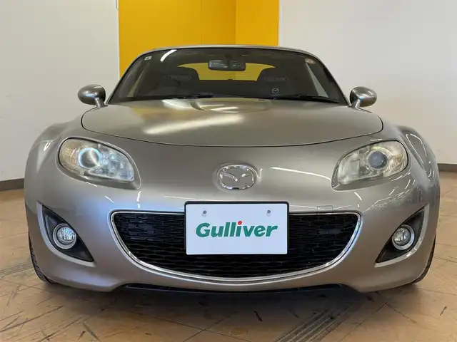 マツダ ロードスター S RHT 群馬県 2009(平21)年 3.9万km アルミニウムメタリック 純正SDナビ/　　BT/ワンセグ/SD/    CD/DVD/AM/FM/バックカメラ/RECAROバケットシート/LARGUS車高調/HKSマフラー/BLITZスロットルコントローラー/HIDヘッドライト/フォグランプ/社外17AW/ブルーミラー/本革巻ステアリング/スマートキー/前後ドライブレコーダー/ETC