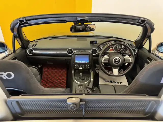 マツダ ロードスター S RHT 群馬県 2009(平21)年 3.9万km アルミニウムメタリック 純正SDナビ/　　BT/ワンセグ/SD/    CD/DVD/AM/FM/バックカメラ/RECAROバケットシート/LARGUS車高調/HKSマフラー/BLITZスロットルコントローラー/HIDヘッドライト/フォグランプ/社外17AW/ブルーミラー/本革巻ステアリング/スマートキー/前後ドライブレコーダー/ETC