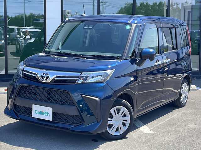 トヨタ ルーミー X 道東・釧路十勝 2020(令2)年 4.7万km レーザーブルークリスタルシャイン ・４WD/・社外SDナビ/(AM FM CD SD フルセグ Bluetooth)/・前後ドライブレコーダー/・片側パワースライドドア/・プリクラッシュセーフティ/・横滑り防止装置/・クリアランスソナー/・フロントワイパーデアイサー/・ハロゲンライト/・ヘッドライトレベライザー/・オートライト/・純正フロアマット/・ドアバイザー/・スマートキー/・プッシュスタート/・ETC/・社外AW付冬タイヤ　積込