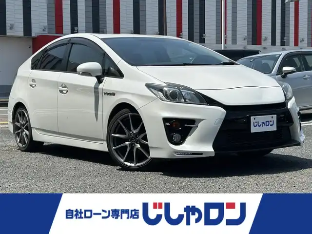 トヨタ プリウス S ツーリングセレ G’s 宮崎県 2014(平26)年 12.1万km ホワイトパールクリスタルシャイン /ナビ(NSZT-W62G)//TV/CD/DVD/Bluetooth//バックカメラ//ビルトインETC//オートライト//フォグライト//純正アルミホイール//純正フロアマット//ドアバイザー//プッシュスタート//電格ウィンカーミラー//ステアリングスイッチ