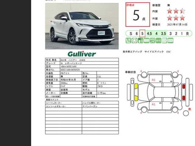 トヨタ ハリアー G レザーパッケージ 茨城県 2021(令3)年 3.2万km ホワイトパールクリスタルシャイン 純正8型ディスプレイオーディオ/モデリスタエアロ/バックカメラ/パワーシート/ベンチレーション/レザーシート/デジタルインナーミラー/ステアリングヒーター/シートメモリー/トヨタセーフティーセンス/プリクラッシュセーフティ/レーダークルーズコントロール/オートライト/オートマチックハイビーム/パワーバックドア