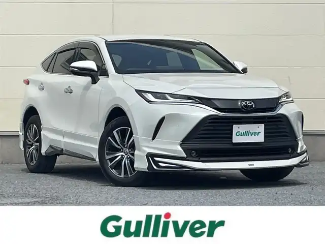トヨタ ハリアー G レザーパッケージ 茨城県 2021(令3)年 3.2万km ホワイトパールクリスタルシャイン 純正8型ディスプレイオーディオ/モデリスタエアロ/バックカメラ/パワーシート/ベンチレーション/レザーシート/デジタルインナーミラー/ステアリングヒーター/シートメモリー/トヨタセーフティーセンス/プリクラッシュセーフティ/レーダークルーズコントロール/オートライト/オートマチックハイビーム/パワーバックドア