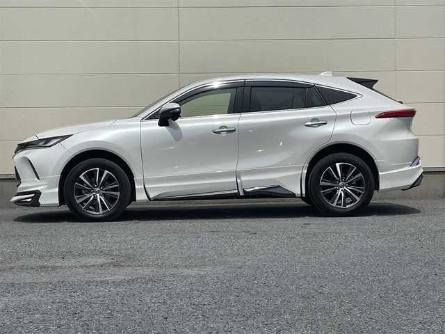 トヨタ ハリアー G レザーパッケージ 茨城県 2021(令3)年 3.2万km ホワイトパールクリスタルシャイン 純正8型ディスプレイオーディオ/モデリスタエアロ/バックカメラ/パワーシート/ベンチレーション/レザーシート/デジタルインナーミラー/ステアリングヒーター/シートメモリー/トヨタセーフティーセンス/プリクラッシュセーフティ/レーダークルーズコントロール/オートライト/オートマチックハイビーム/パワーバックドア