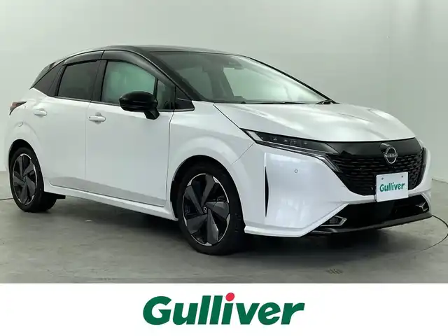 日産 オーラ G レザーエディション 福井県 2022(令4)年 5.9万km ピュアホワイトパール / スーパーブラック 2トーン 純正9インチディスプレイオーディオ/プロパイロット/アラウンドビューモニター/バックカメラ/BOSEサウンド/本革シート/置くだけ充電/デジタルインナーミラー/ビルトインETC2.0/LEDオートライト/純正17インチアルミホイール/スペアキー1本
