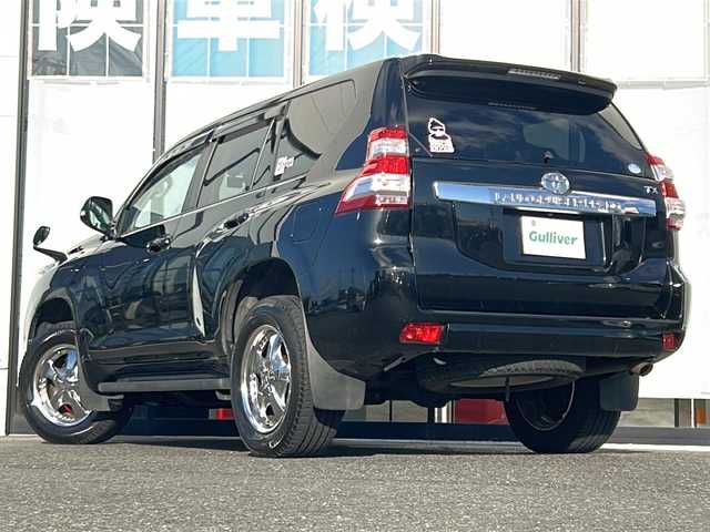 トヨタ ランドクルーザー プラド TX 山形県 2016(平28)年 10万km ブラック 4WD/衝突被害軽減ブレーキ/横滑り防止装置/寒冷地仕様/サンルーフ/純正SDナビ/（Bluetooth/CD/フルセグ)/バックカメラ/後席用モニター/前後ドライブレコーダー/オートHIDヘッドライト/フォグランプ/ETC/電動格納ミラー/ウィンカーミラー/純正AWスタッドレス(265/65/17・6mm)4本車載/取扱説明書/記録簿/ドアバイザー