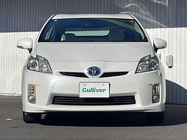 トヨタ プリウス S 長野県 2011(平23)年 6.7万km ホワイトパールクリスタルシャイン 純正メモリナビTV/Bluetooth/CD/DVD/バックカメラ/ETC/ユピテルミラー型ドライブレコーダー/GPSレーダー/純正15インチアルミ/プッシュスタート/ワンオーナー/保証書/取説/スペアキー