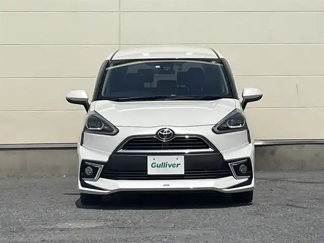 トヨタ シエンタ G クエロ 茨城県 2018(平30)年 3.2万km ホワイトパールクリスタルシャイン 革巻きステアリング/トヨタセーフティセンス/純正ナビ/バックカメラ/モデリスタ製エアロ/両側パワースライドドア/純正LEDヘッドライト/フォグランプ/純正ドライブレコーダー/純正ビルドインETC/ハーフレザーシート/プッシュスタート