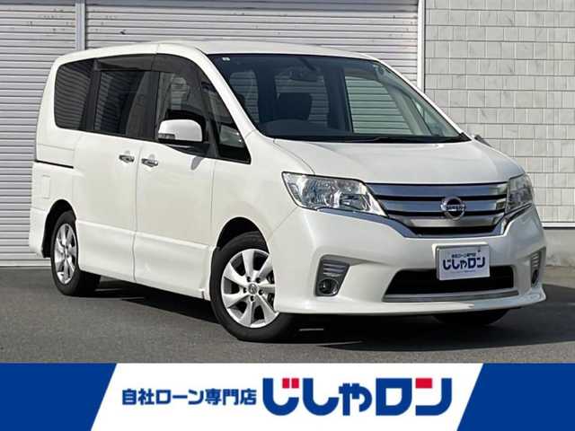 日産 セレナ ハイウェイスター 山口県 2011(平23)年 6.8万km ブリリアントホワイトパール 株)IDOMが運営する【じしゃロン宇部店】の自社ローン専用車両になります。こちらは現金またはオートローンご利用時の価格です。自社ローンご希望の方は別途その旨お申付け下さい純正ナビ（HS511D-W）/Bluetooth接続　/フルセグTV　/ETC　/バックカメラ　/純正フロアマット　/両側パワースライドドア　/純正アルミホール　/横滑り防止装置　/フォグライト　/クルーズコントロール