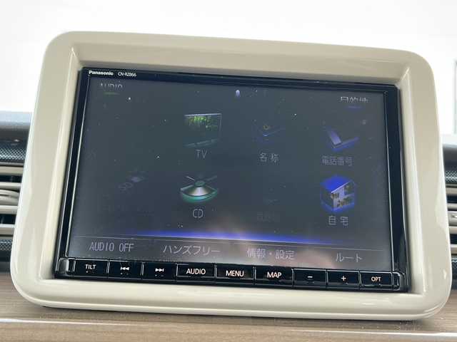 スズキ ラパン X 山口県 2021(令3)年 1.2万km コフレピンクパールメタリック 純正8インチSDナビ【CN-ZR866】/・フルセグテレビ/・Bluetootｈ接続/・CD/DVD再生機能/・AM/FMラジオ/・HDMI出力/バックカメラ/全方位モニター/ドライブレコーダー/ETC/シートヒーター【D＋N席】/スマートキー/スペアキー/プッシュスタート/SUZUKI Safety Support/・デュアルカメラブレーキサポート/・車線逸脱警告機能/・標識認識機能/・信仰発進お知らせ機能/・誤発進抑制機能/・後退時ブレーキサポート/クリアランスソナー/盗難防止装置