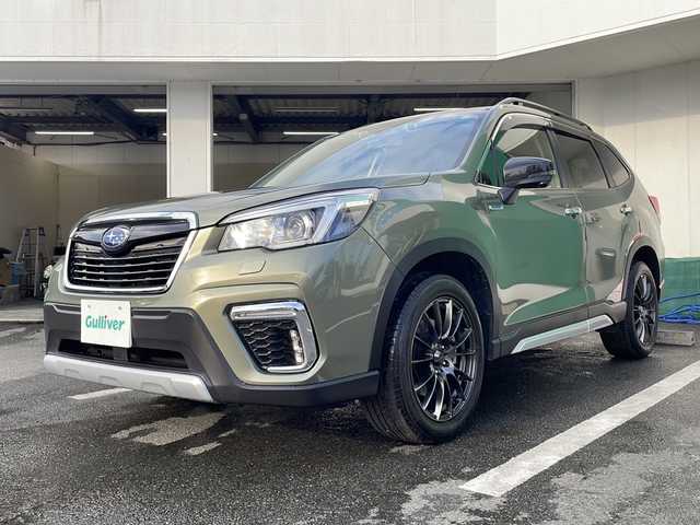 スバル フォレスター ハイブリッド アドバンス 京都府 2019(令1)年 2万km ジャスパーグリーンM 社外メモリナビ　Ｂｌｕｅｔｏｏｔｈオーディオ　フルセグ　バックカメラ　レーダークルーズコントロール　レーンキープアシスト　社外１８インチアルミ　ブラインドスポットモニター　ＬＥＤヘッドライト　ドラレコ