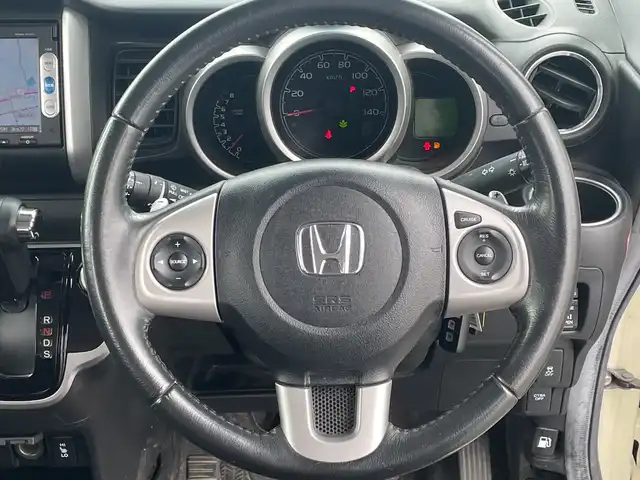 ホンダ Ｎ ＢＯＸ G ターボ SSパッケージ 千葉県 2014(平26)年 8.2万km ヒダマリアイボリーパール ナビＶＸＭ－１４５Ｃ　バックカメラ　両側パワースライドドア　ＣＴＢＡ　クルコン　シートヒーター　パドルシフト　ＥＴＣ　ＨＩＤ　オートライト　１４インチアルミホイール アイドリングストップ スマートキー