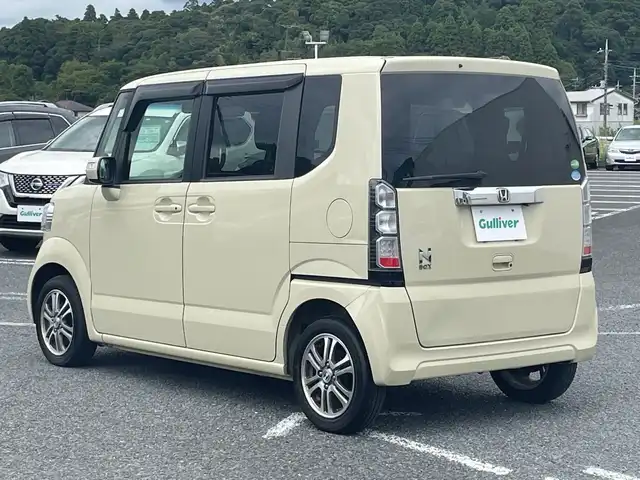 ホンダ Ｎ ＢＯＸ G ターボ SSパッケージ 千葉県 2014(平26)年 8.2万km ヒダマリアイボリーパール ナビＶＸＭ－１４５Ｃ　バックカメラ　両側パワースライドドア　ＣＴＢＡ　クルコン　シートヒーター　パドルシフト　ＥＴＣ　ＨＩＤ　オートライト　１４インチアルミホイール アイドリングストップ スマートキー