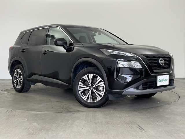日産 エクストレイル X e－4ORCE 兵庫県 2023(令5)年 2.2万km ダイヤモンドブラック ・純正ナビ/BT/SD/HDMI/フルセグTV/・バックカメラ/・プロパイロット/・VDC（ビークルダイナミクスコントロール）/・インテリジェントクルーズコントロール/・ヒルスタートアシスト/・アドバンスドヒルディセントコントロール/・インテリジェントエマージェンシーブレーキ/・踏み間違い衝突防止アシスト/・標識検知機能/・前方衝突予測警報/・ふらつき警報/・車線逸脱防止支援システム/・車線逸脱警報/・後退時車両検知警報/・全席シートヒーター/・前席パワーシート/・ステアリングヒーター/・ステアリングリモコン/・電動パーキングブレーキ/・オートホールド/・運転席メモリーシート/・パワーバックドア/・ヘッドライトレベライザー/・BSM（ブラインドスポットモニター）/・LEDオートライト/・純正18インチアルミホイール/・ビルドインETC/・前方ドライブレコーダー