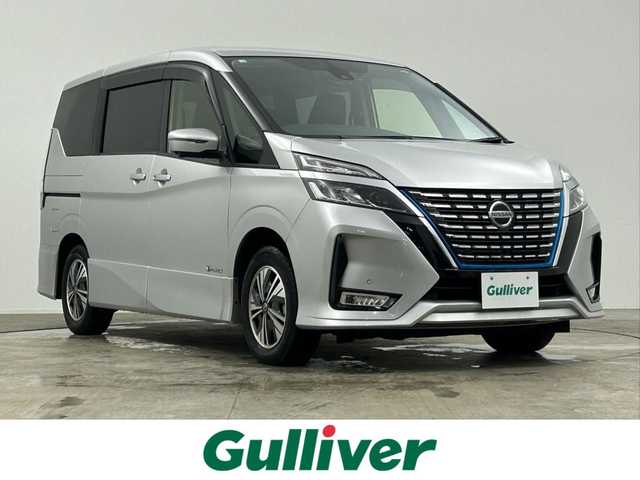 日産 セレナ 千葉県 2020(令2)年 6.2万km ブリリアントシルバー 禁煙車/エマージェンシーブレーキ/・インテリジェントパーキングアシスト/・プロパイロット/・車線逸脱警報システム/・ブラインドスポットモニタ/両側電動ドア/純正10インチメモリナビ/・型番：MM519D-L/・CD/DVD/Blu-ray/Bluetooth/フルセグTV/・ビルトインETC/・アラウンドビューモニター/革巻きステアリング/・ステアリングスイッチ/電子パーキング/・ブレーキホールド/左右独立エアコン/純正フロアマット/純正15インチAW/オートライト/・LEDヘッドライト/・LEDフォグランプ/プッシュスタート/・スマートキー/・スペアキー