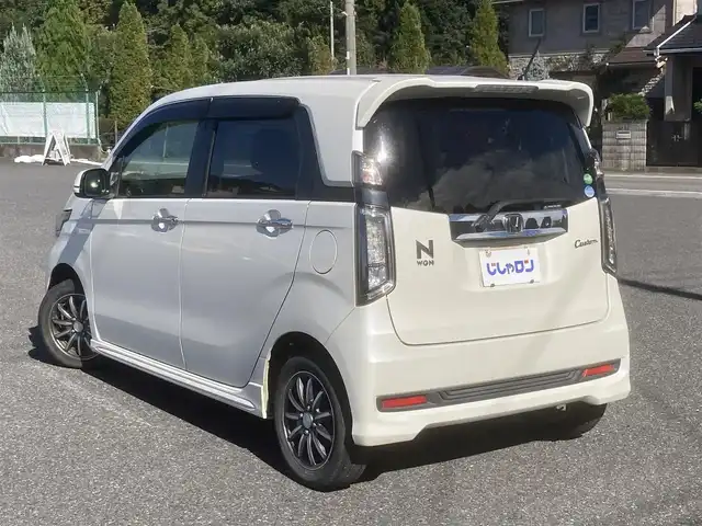 ホンダ Ｎ ＷＧＮ カスタム G Aパッケージ 埼玉県 2014(平26)年 11.7万km プレミアムホワイトパール (株)IDOMが運営する【じしゃロン鳩ヶ谷店】の自社ローン専用車両になりますこちらは現金またはオートローンご利用時の価格です。自社ローンご希望の方は別途その旨お申付け下さい/登録時116746km/CDチューナー(品番:CX-154C)/・AM/FM・CD・AUX/あんしんパッケージ/・CTBA(シティブレーキアクティブシステム)/・カーテンエアバッグ/プッシュスタート/クルーズコントロール追従機能無/スマートキー/純正フロアマット/ダブル/サイドエアバッグ/純正14インチAW/プラズマクラスターエアコン/横滑り防止装置/革巻きステアリング/ステアリングスイッチ/ドアバイザー/電動格納機能付きウインカーミラー