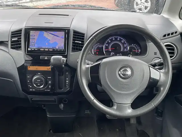 日産 ルークス ハイウェイスター ターボ 福岡県 2012(平24)年 9万km ルナグレー (株)IDOMが運営する【じしゃロン八幡西店】の自社ローン専用車両になります。こちらは現金またはオートローンご利用時の価格です。自社ローンご希望の方は別途その旨お申付け下さい/社外ナビ【MP111-A】/(Bluetooth/CD/ワンセグTV)/両側電動スライドドア/エンジンプッシュスタート/純正フロアマット/ベンチシート/純正エアロ(サイド/リア)/純正14インチアルミホイール/スマートキー