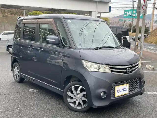 日産 ルークス ハイウェイスター ターボ 福岡県 2012(平24)年 9万km ルナグレー (株)IDOMが運営する【じしゃロン八幡西店】の自社ローン専用車両になります。こちらは現金またはオートローンご利用時の価格です。自社ローンご希望の方は別途その旨お申付け下さい/社外ナビ【MP111-A】/(Bluetooth/CD/ワンセグTV)/両側電動スライドドア/エンジンプッシュスタート/純正フロアマット/ベンチシート/純正エアロ(サイド/リア)/純正14インチアルミホイール/スマートキー