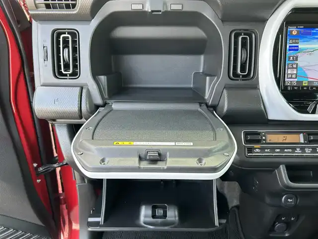 スズキ ハスラー HYBRID X 京都府 2021(令3)年 4.4万km フェニックスレッドパール/ガンメタリック2トーンルーフ ・社外8インチSDナビ/・フルセグTV　BT/・全方位カメラ/・バックカメラ/・ETC/・リアコーナーセンサー/・スマートキー/・オートライト/・レーンキープアシスト/・ウインカーミラー/・前後ドラレコ/・前席シートヒーター/・LEDライト