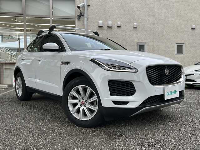 ジャガー Ｅペース S 180PS 兵庫県 2018(平30)年 8.5万km グレイシャーホワイト 純正メーカーナビ/　Bluetooth・USB・SD/フルセグTV（走行中視聴可能）/４WD/アラウンドビューモニター/ETC2.0/MICRO　SIM/ドライブレコーダー　DRV-MR740/アイドリングストップ/パーキングアシスト/オールサーフェイス・プログレス・コントロール/クルーズコントロール/オートライト/オートマチックハイビーム/シートヒータ　D+N席/パワーシート　D+N席/コーナーセンサー前後/レーンキープアシスト/横滑り防止装置/衝突被害軽減システム/盗難防止装置/スペアキー×１/保証書/取扱説明書