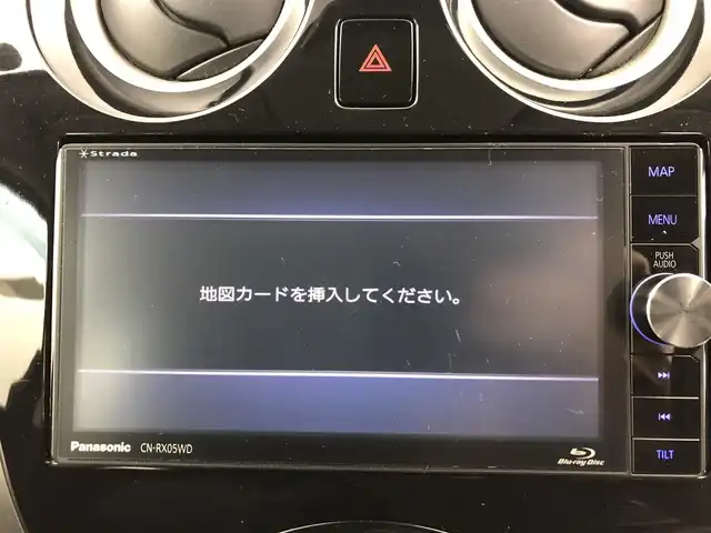 日産 ノート ライダー Vセレ +セーフ 愛知県 2015(平27)年 5.6万km スーパーブラック 純正ナビ　/（フルセグ／ＢＴ／ＣＤ／ＤＶＤ）　/バックモニター　/衝突軽減システム　/レーンキープアシスト　/アイドリングストップ　/オートライト　/電動格納ミラー　/プッシュスタート　/ＥＴＣ　/純正ＡＷ