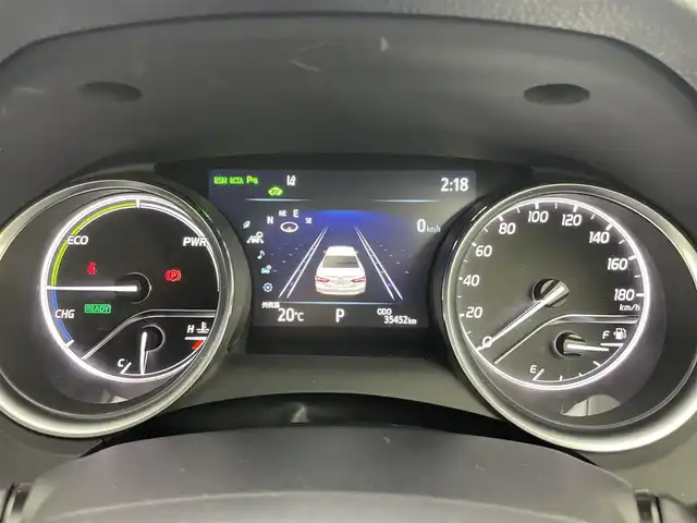 トヨタ カムリ G 岡山県 2021(令3)年 3.6万km アティチュードブラックマイカ 純正ナビ/（Bluetooth/フルセグTV/USB接続）/衝突軽減ブレーキ/レーダークルーズコントロール/ビルトインＥＴＣ/ＬＥＤヘッドライト/オートホールド/バックカメラ　/ブラインドスポットモニター/パワーシート/コーナーセンサー/ステアリングスイッチ/スマートキー×2