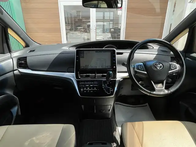 トヨタ エスティマ アエラス スマート 宮崎県 2016(平28)年 5.8万km ホワイトパールクリスタルシャイン 純正10インチナビ（フルセグTV/Bluetooth/CD・DVD）/ETC/バックカメラ/USB・HDMI端子/フリップダウンモニター/両側電動スライドドア/100V電源/3列シート/合皮シート（シートヒーター）/クルーズコントロール/横滑り防止/衝突被害軽減システム/LEDヘッドライト/オートライト/オートーハイビーム/純正18インチアルミホイール/純正フロアマット/モデリスタエアロ（前・横・後下）