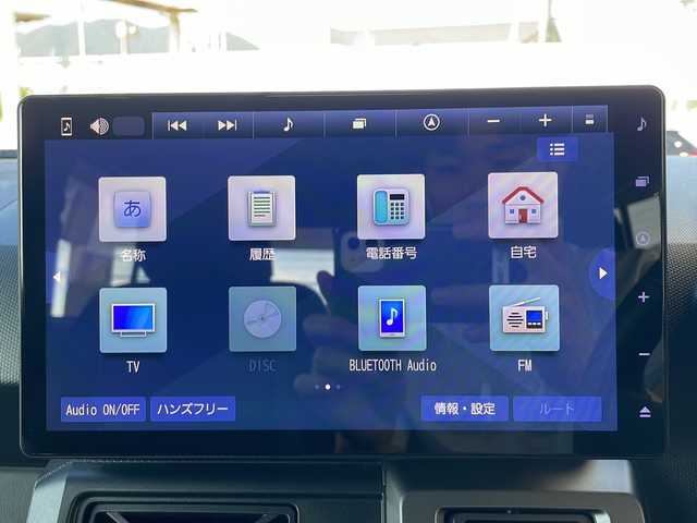 ダイハツ タフト G ターボ クロムベンチャー 山口県 2023(令5)年 1.2万km ブラックマイカメタリック スマートアシスト/(衝突警報機能／衝突回避支援ブレーキ/ブレーキ制御付き誤発進抑制/車線逸脱警報機能／逸脱抑制制御機脳/路肩逸脱警報機能/ふらつき警報/AHB（オートハイビーム）/ADB（アダプティブドライビングビーム）/サイドビューランプ/先行車発進お知らせ機能/標識認識機能/アダプティブクルーズコントロール/LKC（レーンキープコントロール）/スマートパノラマ/パーキングアシスト/パノラマモニター/コーナーセンサー）/ガラスルーフ/スペアキー/純正10インチメモリナビ/（AM/FM/CD/DVD/BT/フルセグ）/バックカメラ/LEDオートライト/シートカバー/シートヒーター/純正15インチアルミホイール/ドライブレコーダー　/スマートキー/ETC