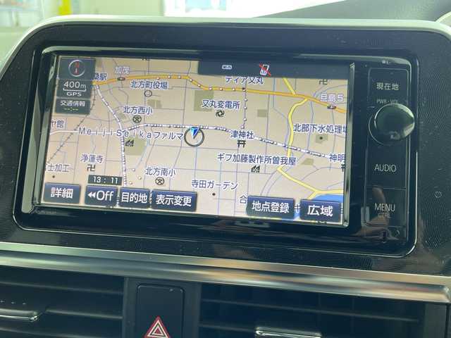 トヨタ シエンタ ハイブリッド G 岐阜県 2015(平27)年 6万km ホワイトパールクリスタルシャイン 純正SDナビゲーション【NSZN-W64T】/AM FM/CD DVD/フルセグテレビ/USB/VTR/Bluetooth/バックカメラ/TRDフロントエアロ/モデリスタ17インチAW/両側パワースライドドア/ALPINE9インチシートバックモニター【SSA9ST】/革巻きステアリング/ステアリングリモコン/LEDヘッドライト/オートライト/オートハイビーム/ビルトインETC/全方位ドラレコ/トヨタセーフティセンス/プリクラッシュ/車線逸脱警報/横滑り防止装置/先行車発信お知らせ機能