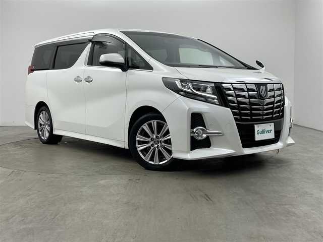 トヨタ アルファード S 兵庫県 2017(平29)年 9.3万km ホワイトパールクリスタルシャイン ・ALPINEビッグX9インチナビ/・CD/DVD/BT/HDMI/フルセグTV/・ALPINE１０．１インチフリップダウンモニター/・アダプティブクルーズコントロール/・プリクラッシュセーフティ/・電動パーキングブレーキ/・オートホールド/・バックカメラ/・後方コーナーセンサー/・片側パワースライドドア/・LEDオートライト/・フォグランプ/・ステアリングリモコン/・純正１８インチアルミホイール/・ETC/・スマートキー/・スペアキー/・プッシュスタート
