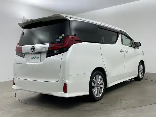トヨタ アルファード S 兵庫県 2017(平29)年 9.3万km ホワイトパールクリスタルシャイン ・ALPINEビッグX9インチナビ/・CD/DVD/BT/HDMI/フルセグTV/・ALPINE１０．１インチフリップダウンモニター/・アダプティブクルーズコントロール/・プリクラッシュセーフティ/・電動パーキングブレーキ/・オートホールド/・バックカメラ/・後方コーナーセンサー/・片側パワースライドドア/・LEDオートライト/・フォグランプ/・ステアリングリモコン/・純正１８インチアルミホイール/・ETC/・スマートキー/・スペアキー/・プッシュスタート