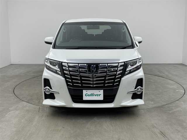 トヨタ アルファード S 兵庫県 2017(平29)年 9.3万km ホワイトパールクリスタルシャイン ・ALPINEビッグX9インチナビ/・CD/DVD/BT/HDMI/フルセグTV/・ALPINE１０．１インチフリップダウンモニター/・アダプティブクルーズコントロール/・プリクラッシュセーフティ/・電動パーキングブレーキ/・オートホールド/・バックカメラ/・後方コーナーセンサー/・片側パワースライドドア/・LEDオートライト/・フォグランプ/・ステアリングリモコン/・純正１８インチアルミホイール/・ETC/・スマートキー/・スペアキー/・プッシュスタート