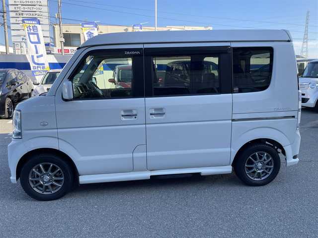 日産 ＮＶ１００クリッパー リオ G 兵庫県 2014(平26)年 6.5万km スノーパールホワイト 社外7インチSDナビゲーション(AVN-SZ04i)/フルセグ BT CD DVD/ターボ/4WD/両側パワースライドドア/左オートステップ/D席シートヒーター/フォグライト/ETC/電動格納ミラー/ドアバイザー/純正フロアマット/ISOFIX/スタッドレスタイヤ/社外13インチアルミホイール/リモコンキー