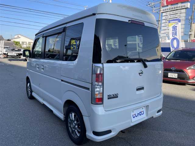 日産 ＮＶ１００クリッパー リオ G 兵庫県 2014(平26)年 6.5万km スノーパールホワイト 社外7インチSDナビゲーション(AVN-SZ04i)/フルセグ BT CD DVD/ターボ/4WD/両側パワースライドドア/左オートステップ/D席シートヒーター/フォグライト/ETC/電動格納ミラー/ドアバイザー/純正フロアマット/ISOFIX/スタッドレスタイヤ/社外13インチアルミホイール/リモコンキー