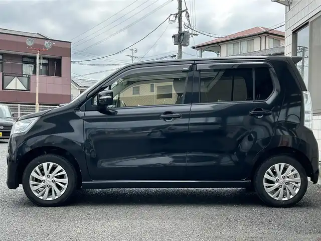 スズキ ワゴンＲ スティングレー X 福岡県 2014(平26)年 6.4万km ブルーイッシュブラックパール3 社外メモリナビ【NX614】/　（AM/FM/CD/DVD/MUSICCATCHER/Bluetooth/フルセグTV）　/バックカメラ/スズキセーフティサポート/・レーダーブレーキサポート/・誤発進抑制機能/・エマージェンシーストップシグナル/アイドリングストップ/横滑り防止装置/純正14インチアルミホイール/シートヒーター（D席）/ビルトインETC/COMTEC製インナーミラー【ZERO53M】/純正フロアマット/ISOFIX/ドアバイザー/電格ウインカーミラー/電源ソケット×1/スペアキー×1/保証書/取扱説明書
