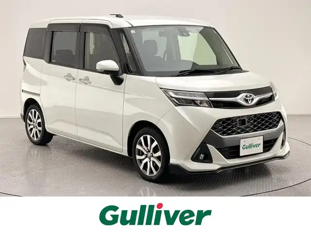 トヨタ タンク カスタムG－T 兵庫県 2016(平28)年 3万km パールホワイトⅢ 純正SDナビ/（AM/FM/CD/Bluetooth/フルセグTV）/・NSZT-W66T/アラウンドビューモニター/プリクラッシュセーフティー/クルーズコントロール/横滑り防止装置/衝突軽減システム/レーンキープアシスト/両側パワースライドドア/ステアリングスイッチ/LEDヘッドライト/フォグランプ/オートライト/ビルトインETC/純正15インチアルミホイール/純正フロアマット/スマートキー/スペアキー1本