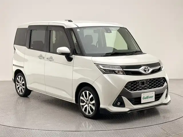 トヨタ タンク カスタムG－T 兵庫県 2016(平28)年 3万km パールホワイトⅢ 純正SDナビ/（AM/FM/CD/Bluetooth/フルセグTV）/・NSZT-W66T/アラウンドビューモニター/プリクラッシュセーフティー/クルーズコントロール/横滑り防止装置/衝突軽減システム/レーンキープアシスト/両側パワースライドドア/ステアリングスイッチ/LEDヘッドライト/フォグランプ/オートライト/ビルトインETC/純正15インチアルミホイール/純正フロアマット/スマートキー/スペアキー1本