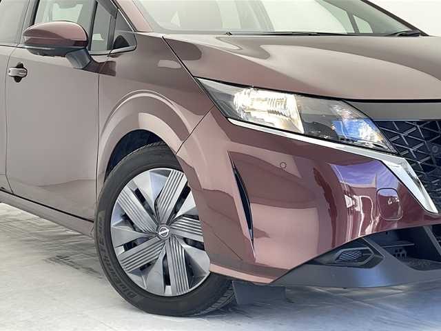 日産 ノート X 沖縄県 2021(令3)年 4.3万km バーガンディー 純正９インチナビ/フルセグ/Ｂｌｕｅｔｏｏｔｈ/アラウンドビューモニター/エマージェンシーブレーキ/ＥＴＣ/ドライブレコーダー/置くだけ充電/ＵＳＢ/スマートキー/プッシュスタート/デジタルインナーミラー/ＢＳＭ/コーナーセンサー前後