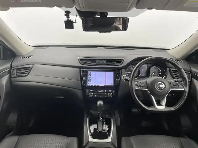 日産 エクストレイル 20Xi 富山県 2019(平31)年 6.4万km ダイヤモンドブラック 4WD/純正ナビ（AM/FM/CD/DVD/AUX/USB/SD/BT）/フルセグTV/アラウンドビューモニター/プロパイロット/アダプティブクルーズコントロール/車線逸脱防止支援システム/後退時車両検知警報/オートマチックハイビーム/ダウンヒルアシスト/横滑り防止装置/LEDヘッドライト/コーナーセンサー前後/カプロンシート/デジタルインナーミラー/ドライブレコーダー前方/ETC/オートブレーキホールド/電動パーキングブレーキ/純正18インチAW/スマートキー/プッシュスタート/取扱説明書/保証書/社外フロアマット/アイドリングストップ