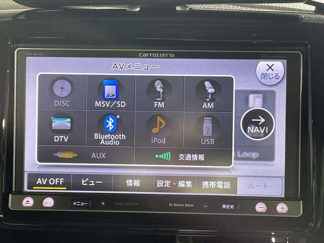 スズキ スペーシア カスタム TS 神奈川県 2013(平25)年 3.7万km パールホワイト ターボ車/社外ナビ　（AVIC-MRZ009）/バックカメラ/両側パワースライドドア/アイドリングストップ/USB入力端子/フォグランプ/電動格納ミラー/ウィンカーミラー/後席サンシェード/ドアバイザー/シートリフター/純正アルミホイール/純正フロアマット/プッシュスタート/スマートキー