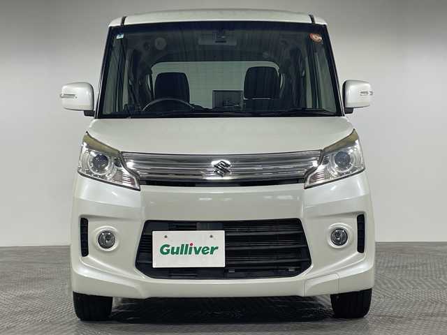 スズキ スペーシア カスタム TS 神奈川県 2013(平25)年 3.7万km パールホワイト ターボ車/社外ナビ　（AVIC-MRZ009）/バックカメラ/両側パワースライドドア/アイドリングストップ/USB入力端子/フォグランプ/電動格納ミラー/ウィンカーミラー/後席サンシェード/ドアバイザー/シートリフター/純正アルミホイール/純正フロアマット/プッシュスタート/スマートキー