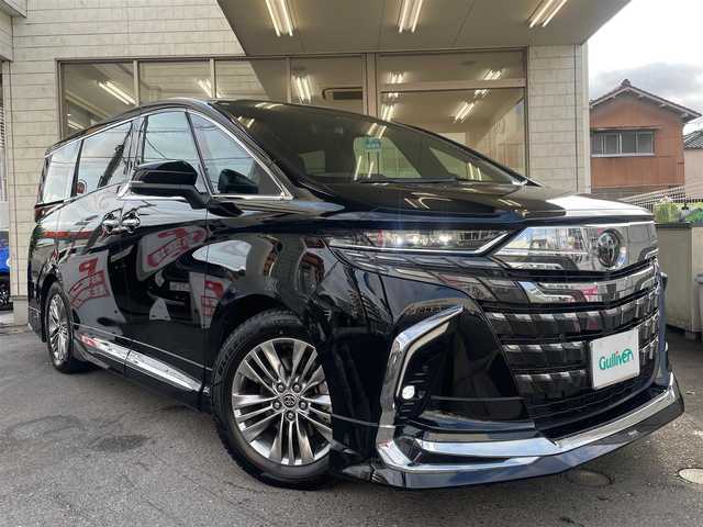 トヨタ アルファード Z 愛知県 2023(令5)年 1.2万km ブラック /当店買取/法人1オーナー/禁煙//ナビ機能付14インチディスプレイオーディオ///フルセグTV/Bluetooth/Miracast//typeC/HDMI/AppleCarplay//純正13.2型有機EL後席ディスプレイ//360度カメラ/ヘッドアップディスプレイ//黒革シート/パワーシート/シートヒーター/エアーシート//モデリスタエアロ/モデリスタマフラー//モデリスタシグネチャーイルミブレード//3眼LEDヘッド/Aライト/AHB/LEDフォグ//シーケンシャルウィンカー//左右独立ムーンルーフ//トヨタチームメイト///アドバンスドドライブ/レーダークルーズコントロール//PCS/LDA/PDA/RSA/レーンチェンジアシスト/BSM//リヤフロントクロストラフィックアラート/Pソナー//PKSB/リヤカメラディテクション/安心降車アシスト//ビルトインETC/100V100Wコンセント//パワーゲート/両側Pスライドドア//ユニバーサルステップ/デジタルインナーミラー//パンク修理キット/3列目ヘッドレスト車載//保証書/取説/スペアキー/スマートキー