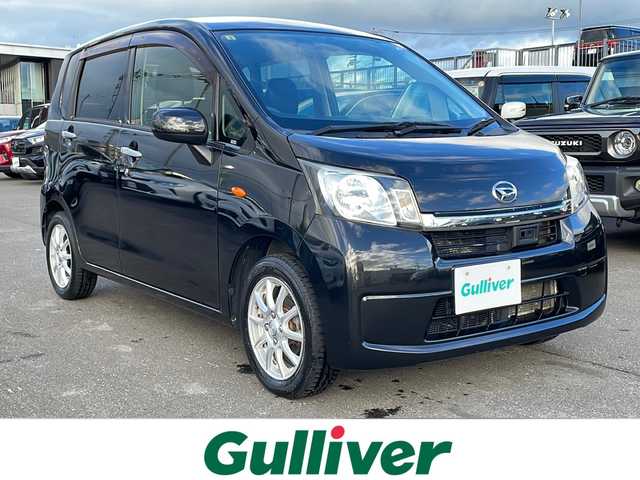 ダイハツ ムーヴ L SA 道東・釧路十勝 2014(平26)年 5.5万km ブラックマイカメタリック 4WD/ナビ　/　(AM/FM/CD)/ETC/社外14インチAW/社外フロアマット/アイドリングストップ/ABS/横滑り防止装置