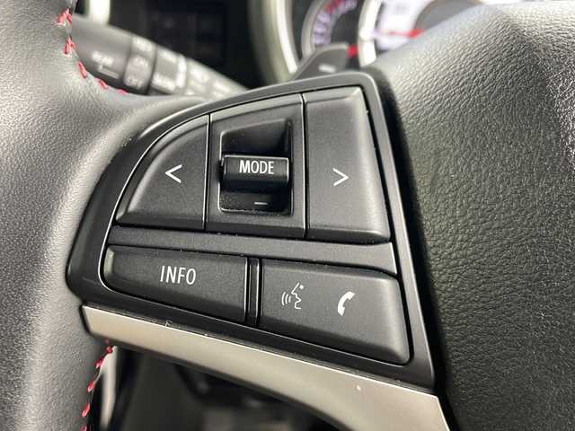 スズキ スペーシア カスタム HYBRID XS ターボ 岐阜県 2021(令3)年 2.8万km ピュアホワイトパール/ブラック2トーン 社外ナビ　/全周囲カメラ　/スズキセーフティーサポート　/ＨＵＤ　/前後ドラレコ　/社外ＥＴＣ　/両側パワスラ　/ハーフレザー　/純正フロアマット　/純正１５ＡＷ　/ＬＥＤヘッドランプ　/レーダークルーズコントロール