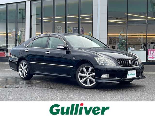 トヨタ クラウン アスリート i－Four 60th スペシャル 新潟県 2006(平18)年 10.3万km ブラック 純正ナビ/バックカメラ/クルーズコントロール/革巻きステア/ステアリングスイッチ/パワーシート/AFS/ビルドETC/フロアマット/シガーソケット/HIDヘッドライト/フォグランプ/ウィンカーミラー/電格ミラー/ドアバイザー
