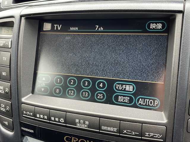 トヨタ クラウン アスリート i－Four 60th スペシャル 新潟県 2006(平18)年 10.3万km ブラック 純正ナビ/バックカメラ/クルーズコントロール/革巻きステア/ステアリングスイッチ/パワーシート/AFS/ビルドETC/フロアマット/シガーソケット/HIDヘッドライト/フォグランプ/ウィンカーミラー/電格ミラー/ドアバイザー