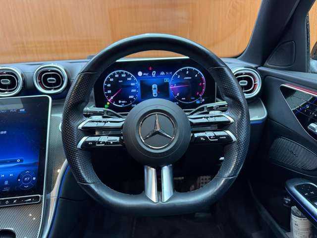 メルセデス・ベンツ Ｍ・ベンツ Ｃ２２０ｄ アバンギャルド　AMGライン 千葉県 2022(令4)年 5.3万km オブシディアンブラック リアアクスルステアリング /ベーシックパッケージ /純正ナビ /360°カメラ /ハーフレザーシート/パワーシート/シートヒーター /パワートランク /キーレスゴー /C43用19インチAW /ワイヤレスチャージング /レーダーセーフティパッケージ