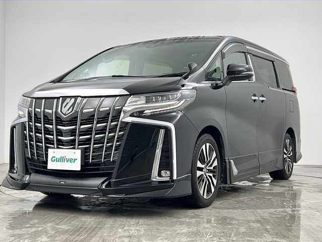 トヨタ アルファード S Cパッケージ 三重県 2019(令1)年 5.3万km ブラック 禁煙車/ＴＲＤエアロ/トヨタセーフティセンス/・プリクラッシュセーフティ/・レーンディパーチャーアラート/・オートマチックハイビーム/・先行車発進告知/・レーダークルーズコントロール/クリアランスソナー/純正１０型ナビ/・フルセグ/CD/DVD/SD/音楽録音/バックカメラ/純正１２，１型フリップダウンモニター　/両側パワースライドドア　/合皮シート/エアシート　/シートヒーター　/パワーバックドア　/ステアリングヒーター　/スマートキー＆プッシュスタート/スペアキー/ETC/AC100V100W電源/リアサンシェード