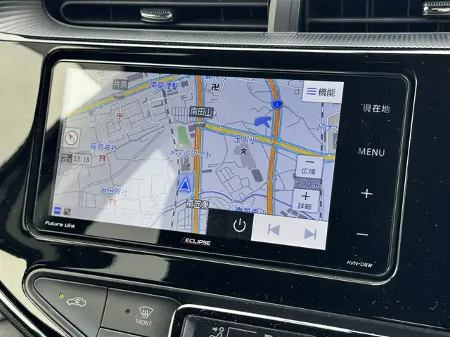 トヨタ アクア S スタイルブラック 滋賀県 2018(平30)年 6.5万km ダークブルーマイカ 禁煙車/社外ナビ/(CD/フルセグ/Bluetooth)/バックカメラ/ETC/ドラレコ/コーナーセンサー/オートライト/ステアリングスイッチ/スマートキー/プッシュスタート/スペアキー
