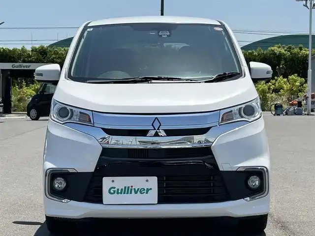 三菱 ｅＫカスタム T　セーフティPKG 岡山県 2018(平30)年 6.1万km シルキーホワイト 社外ナビ　/全方位カメラ　/衝突軽減/クルーズコントロール　/横滑り防止　/シートヒーター　/アイドリングストップ　　/ＵＳＢ入力端子　/オートライト　/オートマチックハイビーム　/純正AW　/LED　/Bluetooth